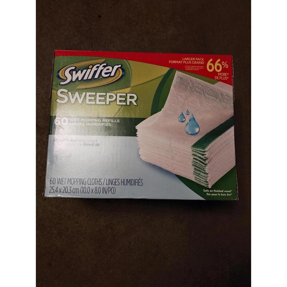 Swiffer sweeper 60 count wet mop refill‎ cloth